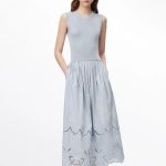 Amy Lace-Trimmed Dress in Mulberry Silk Blend