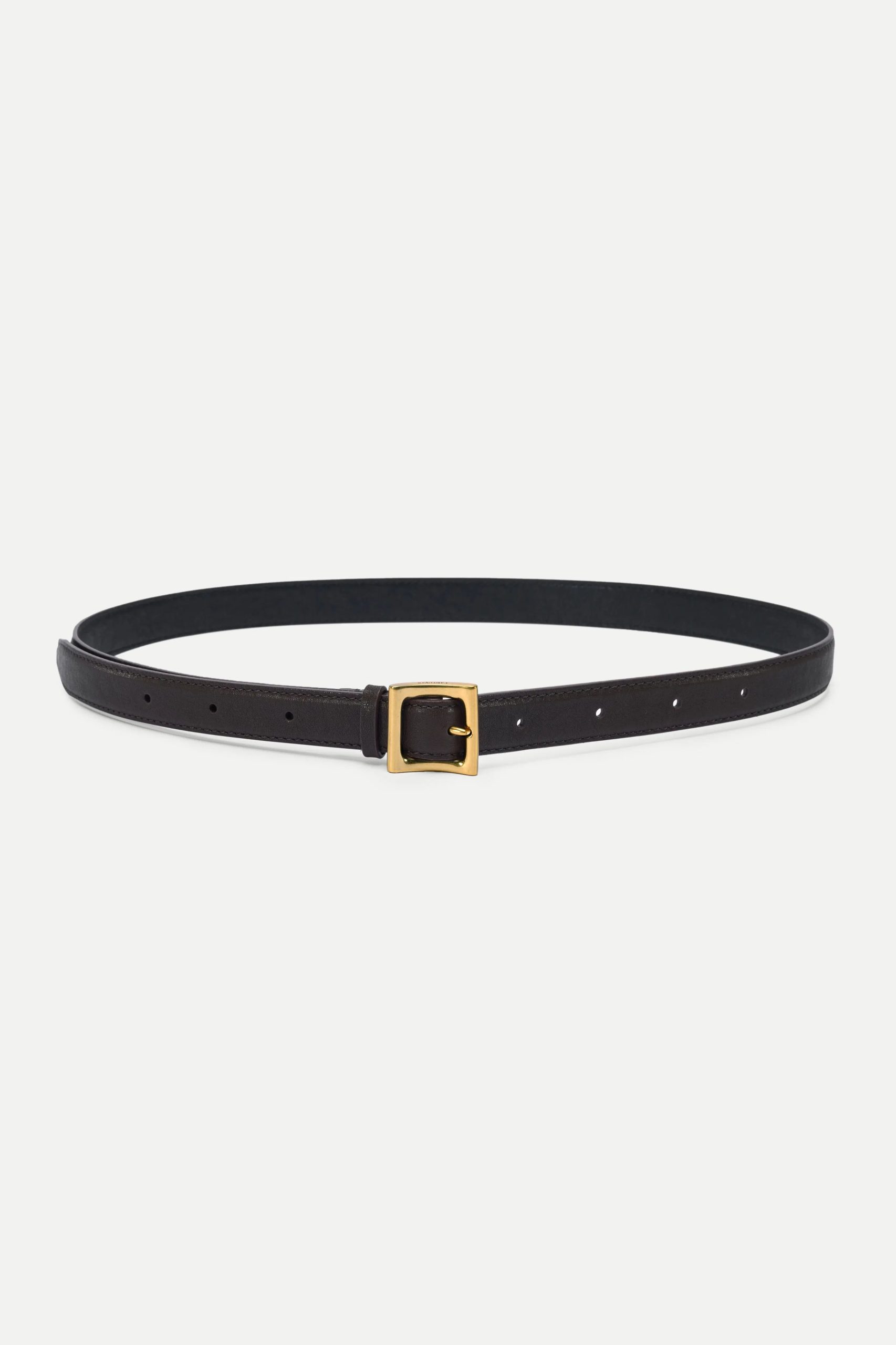 Arc Braided Leather Belt in Vegetable-Tanned Leather