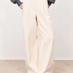 Asher Half Elastic Wide Leg Pants in Corduroy Cotton